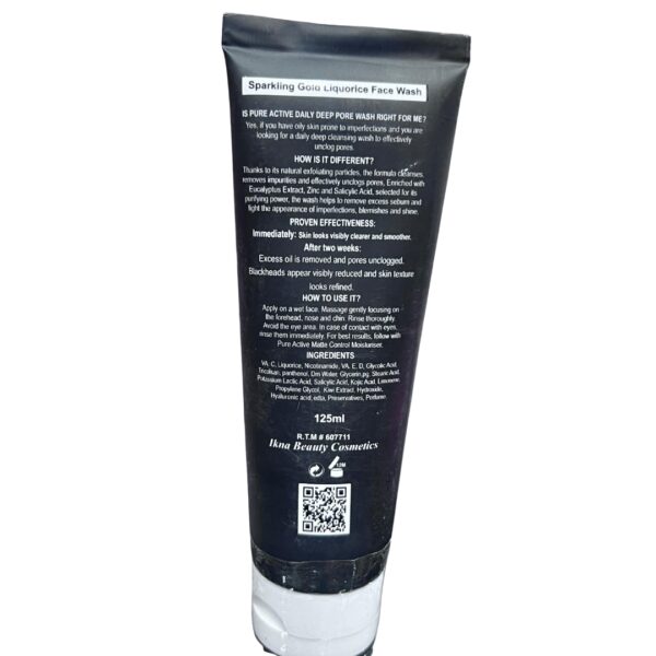 iKNA Dream Sparkling Gold LIKUORICE (Face Wash) - Image 2
